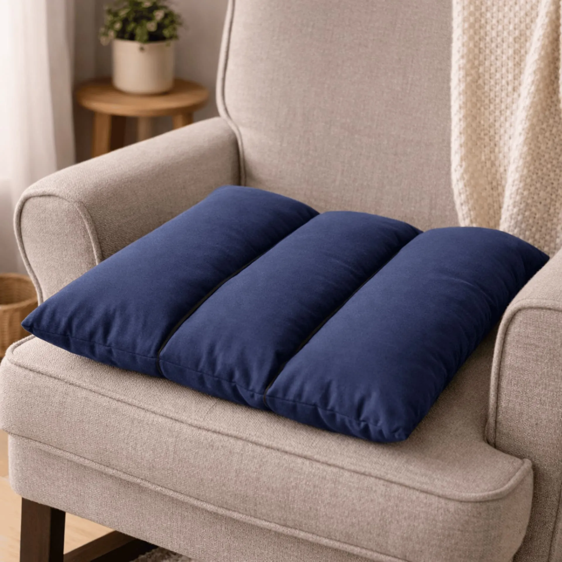 CUSCINO ANTIDECUBITO A TRE SEZIONI