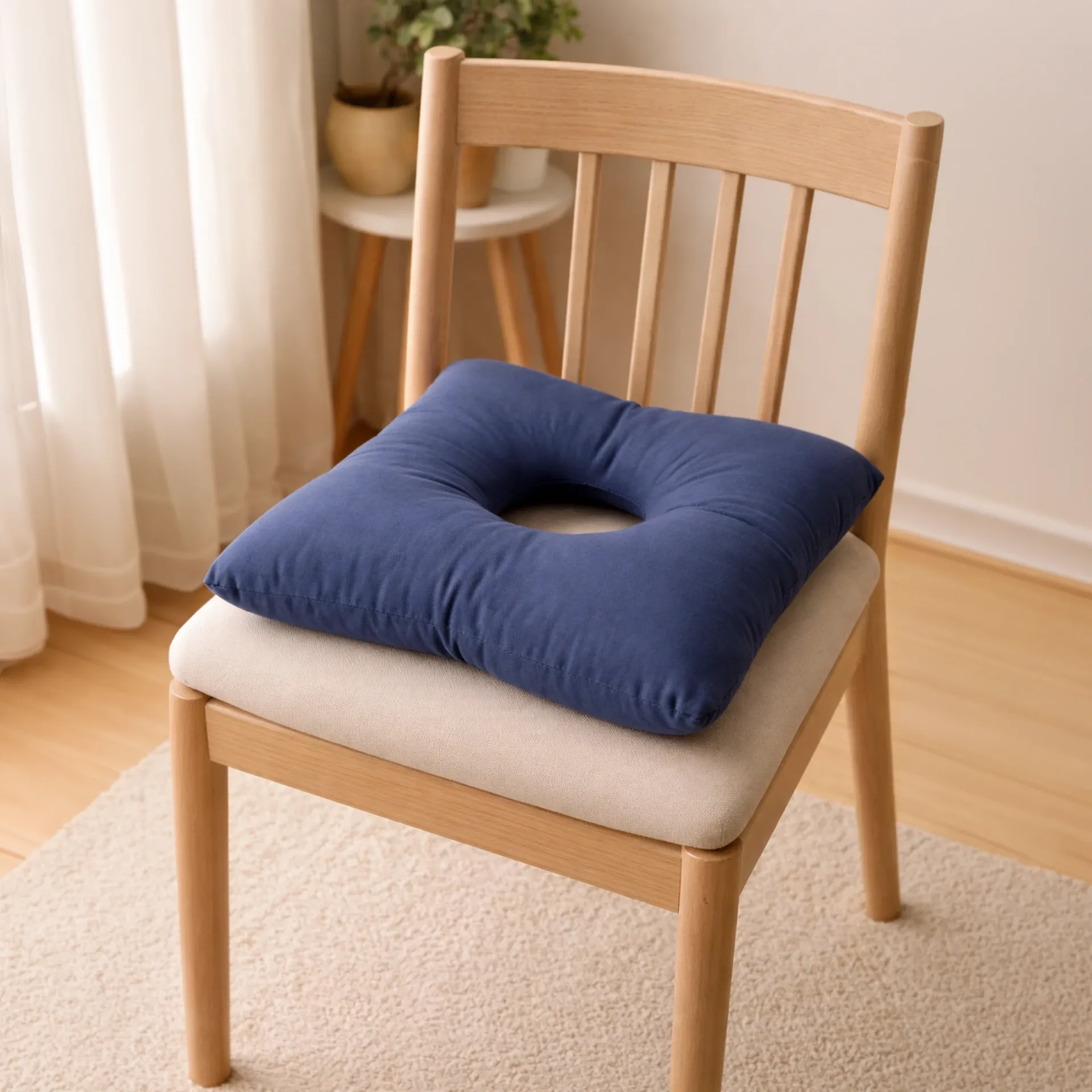 CUSCINO ANTIDECUBITO CON FORO CENTRALE